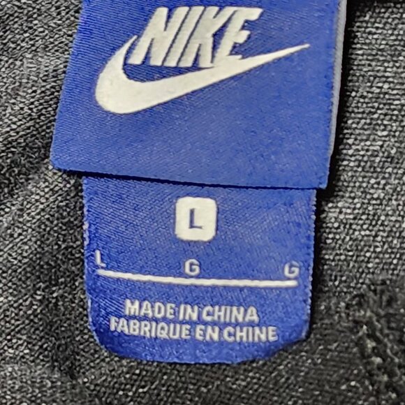 Nike Heathered Black Cotton Blend Joggers w/ Zipper Pockets - Picture 7 of 9